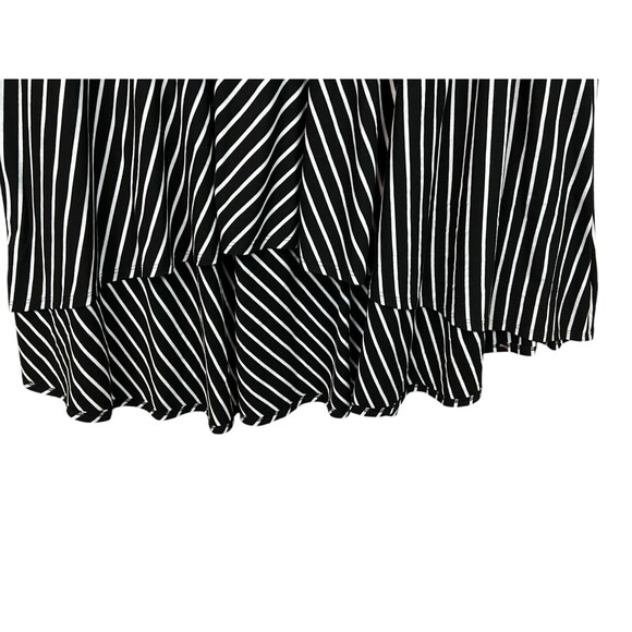 Torrid Hi-Low Black & White Stripes Pieced Maxi Skirt  Size M (10)  Date Night - Picture 4 of 8